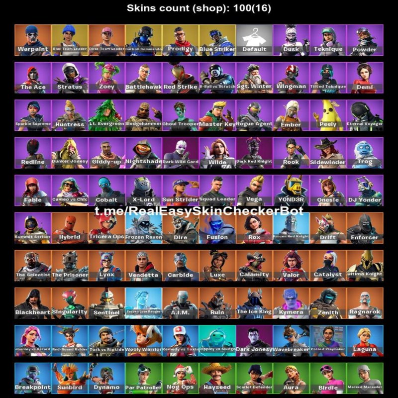 🎨 101 скінів | 🌟 Fortnite акаунт