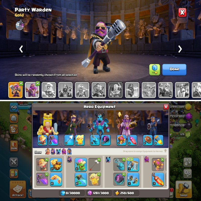 🏰 Clash of Clans акаунт | Ратуша 17 рівня | Рівень: максимальний