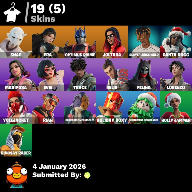 🎨 25 скінів | 🌟 Fortnite акаунт