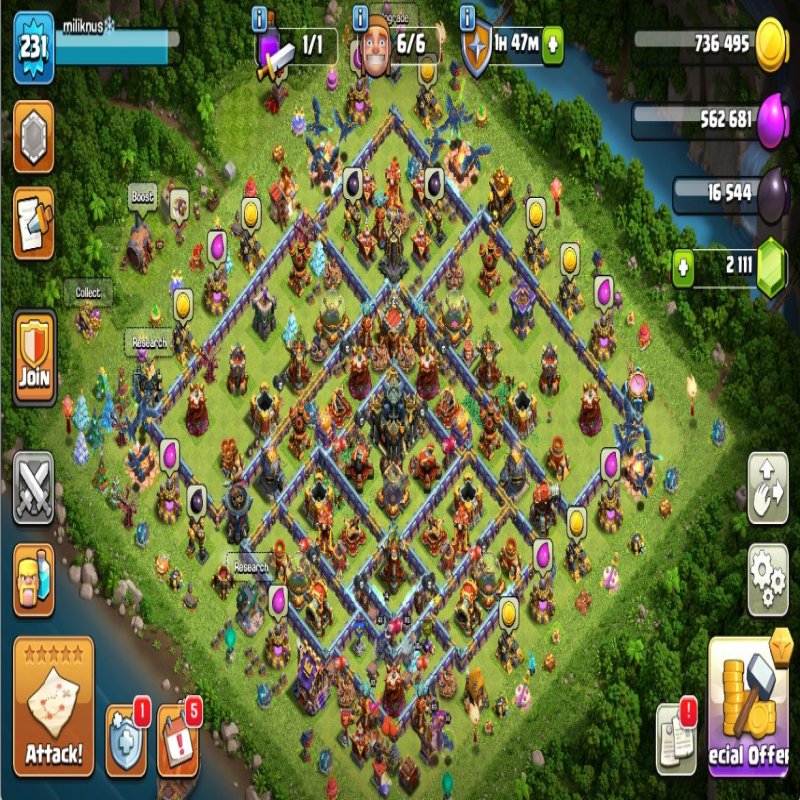 🏰 Clash of Clans account | Town Hall 17 | Level 231