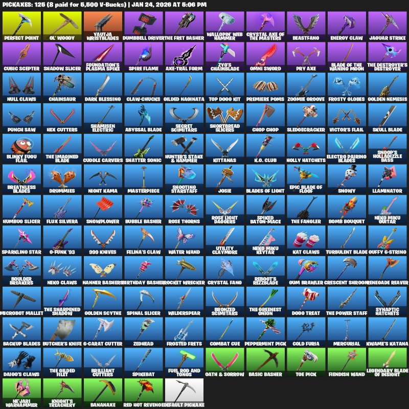 🎨 101 skins | 🌟 Fortnite account