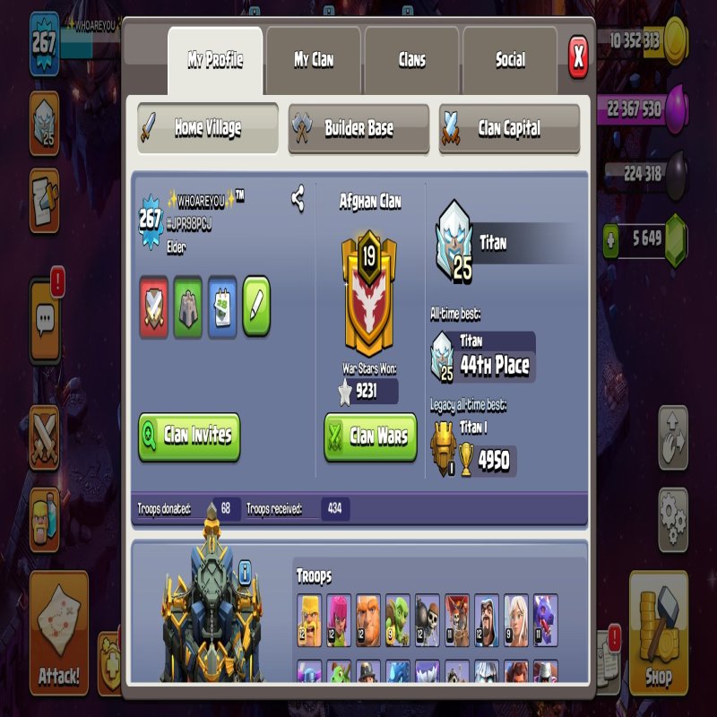 🏰 Clash of Clans акаунт | Ратуша 17 | Рівень 300