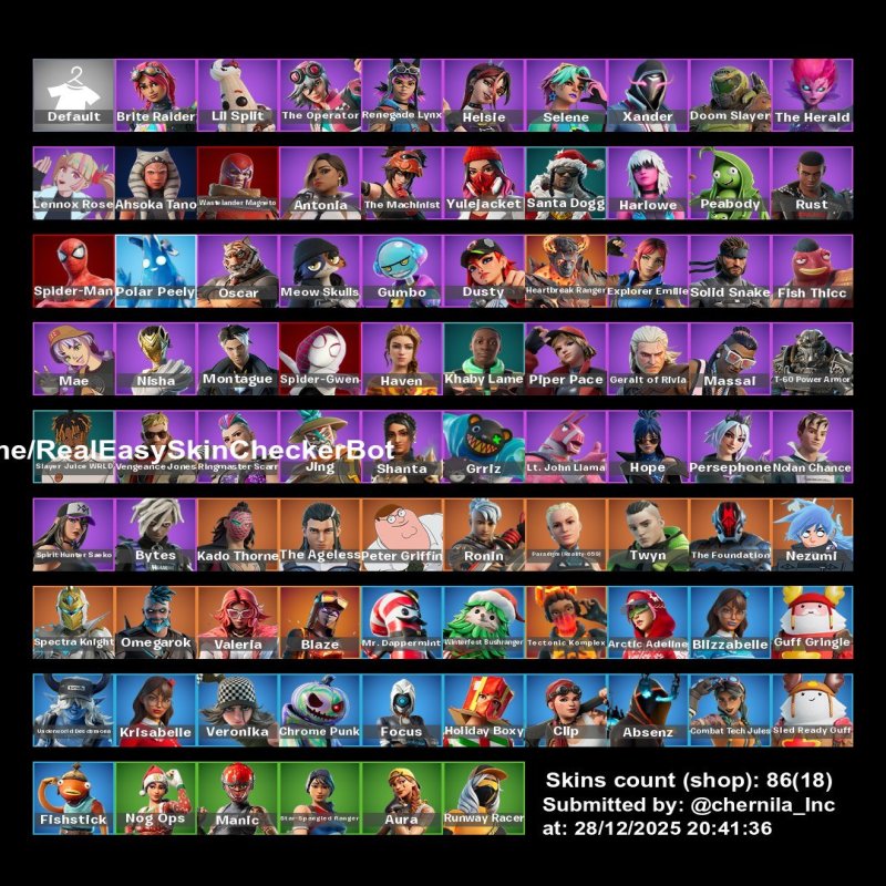 🎨 87 skins | 🌟 Fortnite account