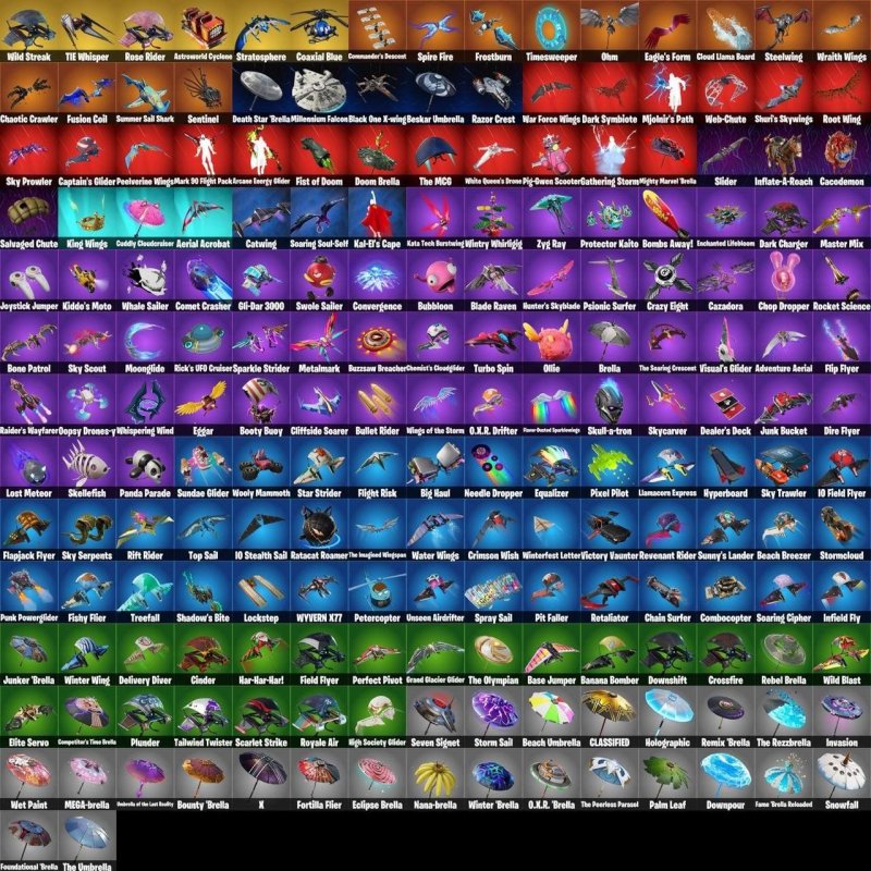 🎨 201 skins | 🌟 Fortnite account