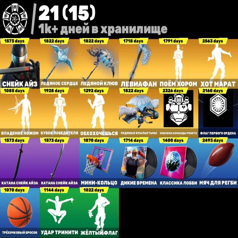 🎨 222 скінів | 🌟 Fortnite акаунт
