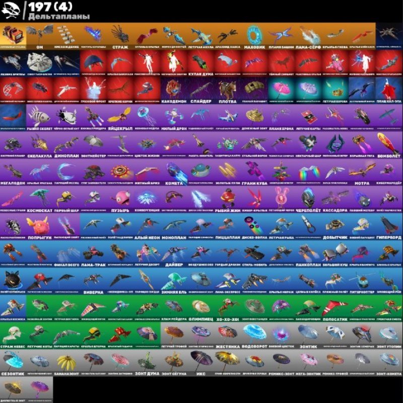 🎨 195 скинов | 🌟 Fortnite аккаунт