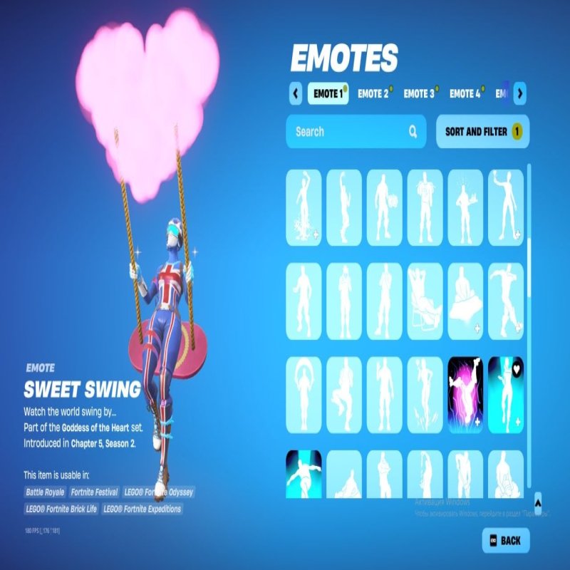 💖120 скінів | 🌟 Fortnite акаунт