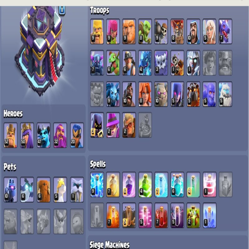 🏰 Clash of Clans акаунт | Ратуша 15 рівень | Рівень 0