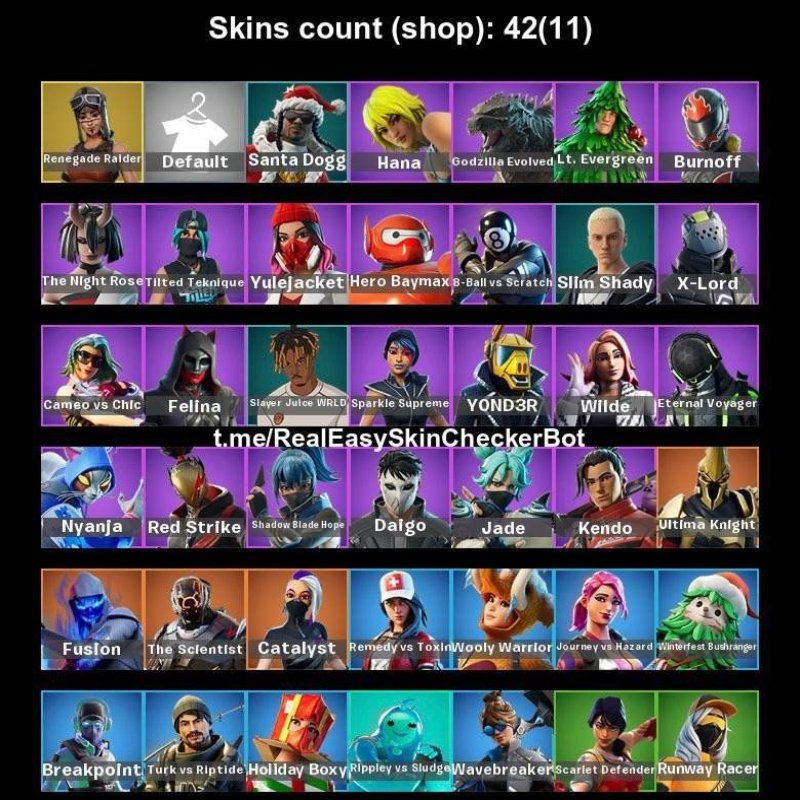 🎨 42 skins | 🌟 Fortnite account