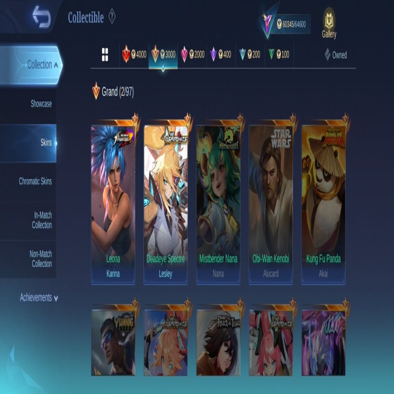 🎮 Mobile Legends акаунт | Міфічний | 93 героїв | 222 облич