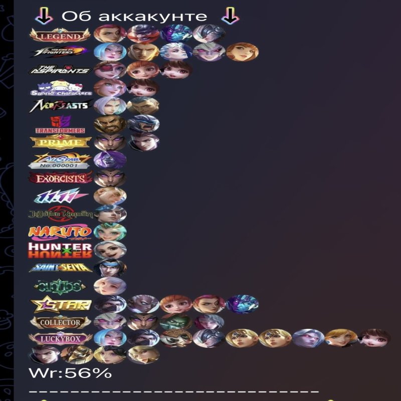 🎮 Mobile Legends account | Mythic | 129 heroes | 502 skins