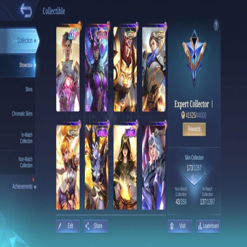 🎮 Mobile Legends акаунт | Міфічний | 95 героїв | 173 облич