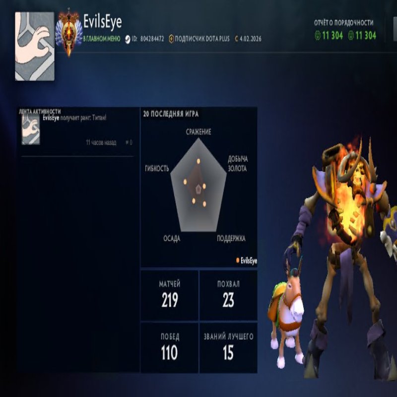 🏅 MMR 7787 | 🕒 219 hours | 🛡 11304