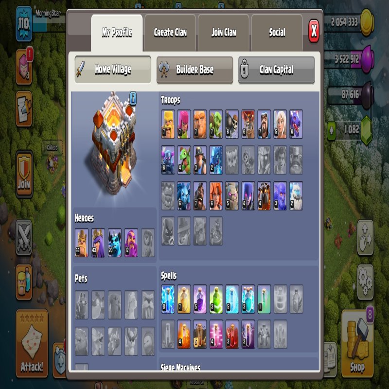 🏰 Clash of Clans акаунт | Ратуша 11 рівня | Рівень 1