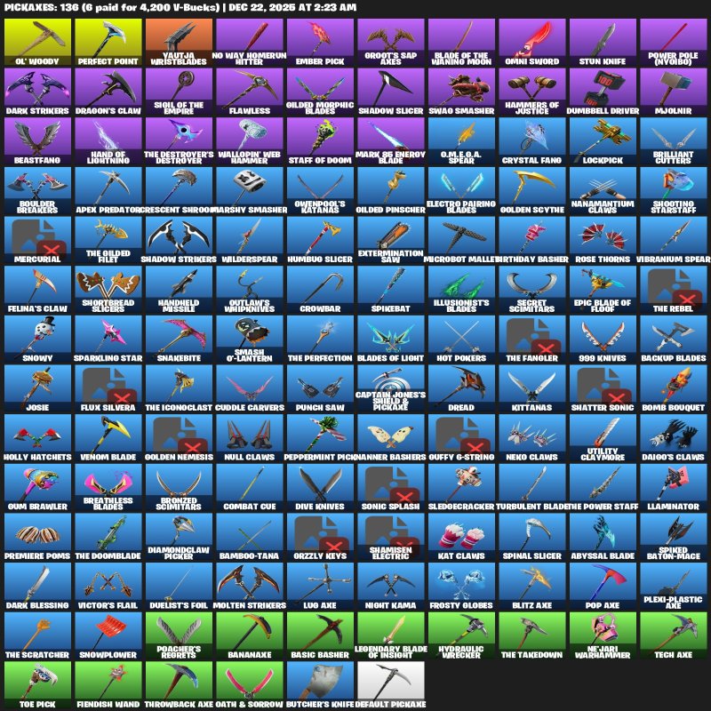 🎨 95 скінів | 🌟 Fortnite акаунт