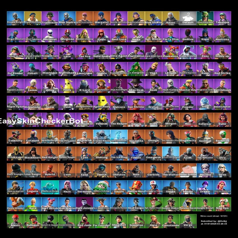 🎨 167 скінів | 🌟 Fortnite акаунт