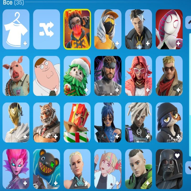 🎨 35 скінів | 🌟 Fortnite акаунт