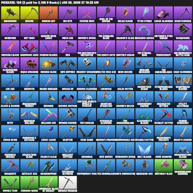 🎨 103 скінів | 🌟 Fortnite акаунт