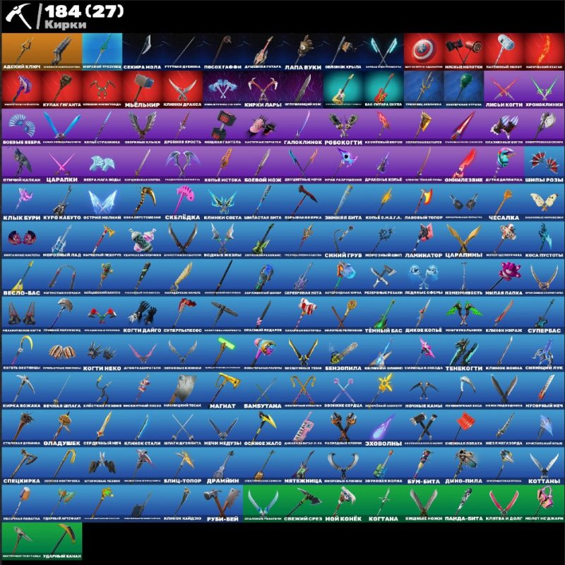 🎨 179 skins | 🌟 Fortnite account