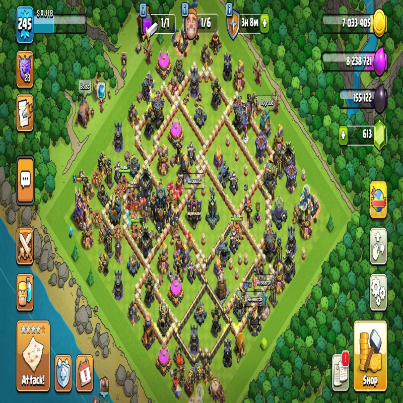 🏰 Clash of Clans акаунт | Ратуша 17 рівень | Рівень 100