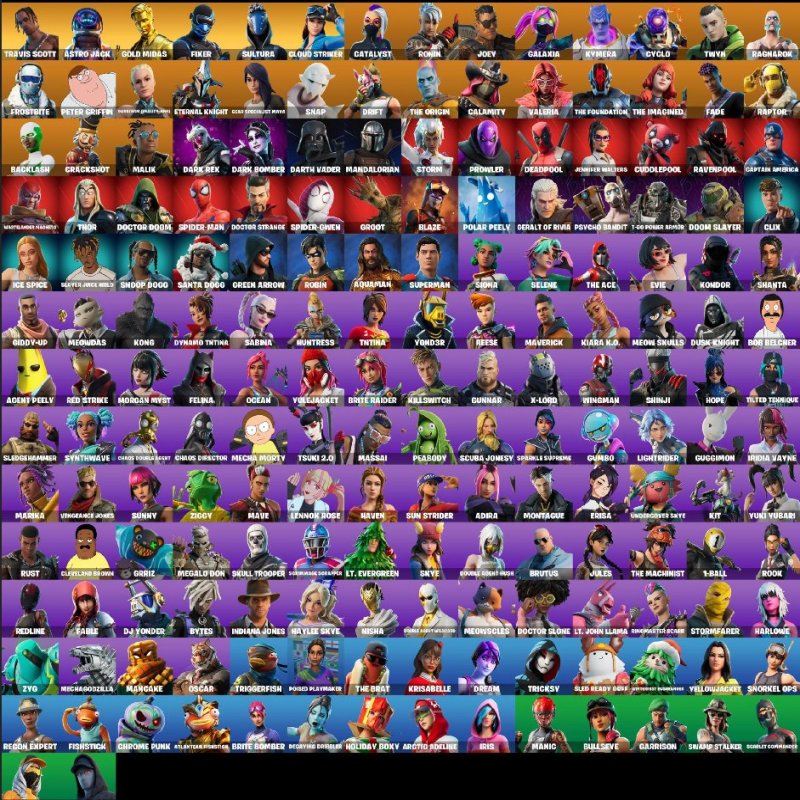 🎨 185 скінів | 🌟 Fortnite акаунт