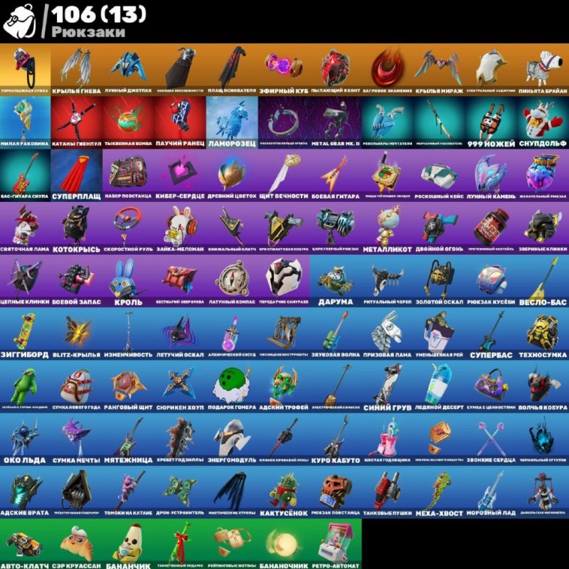 🎨 54 скіна | 🌟 Fortnite акаунт