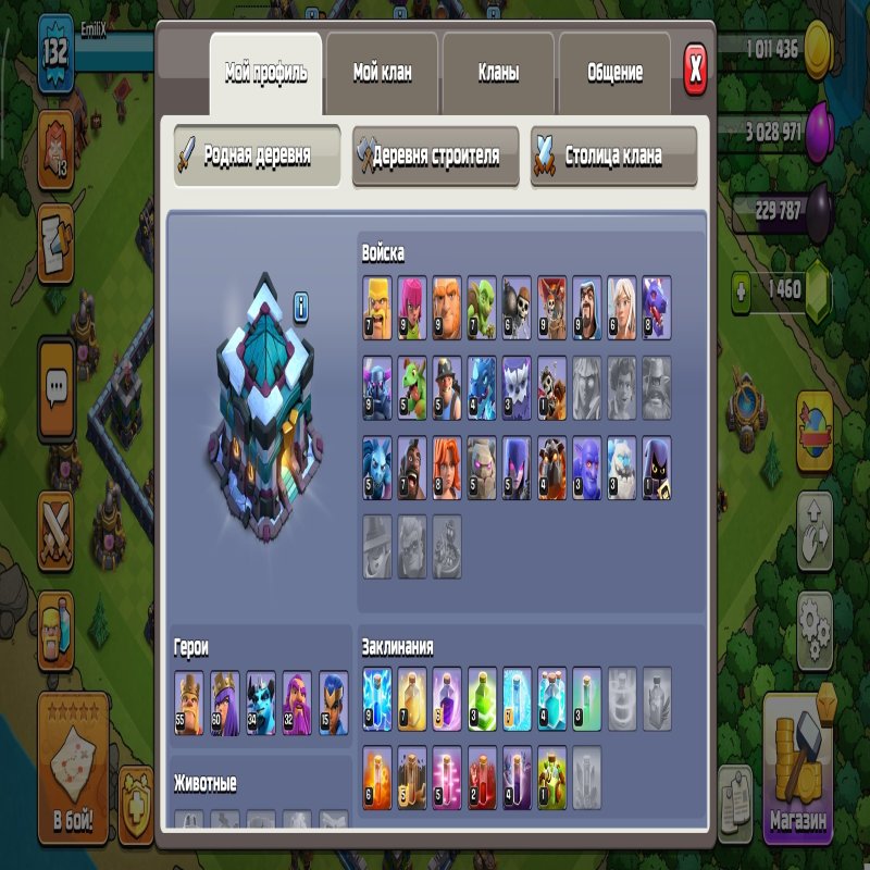 🏰 Clash of Clans акаунт | Ратуша 13 рівень | Рівень 132