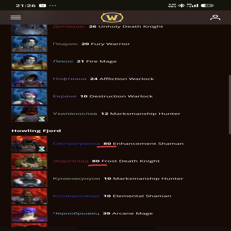 🎮 WoW account | Level 80 | Any Faction | Gordunni