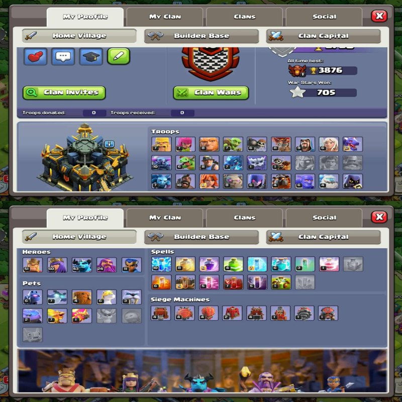 🏰 Clash of Clans акаунт | Ратуша 17 рівень | Максимальний