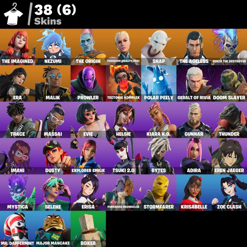 🎨 38 скінів | 🌟 Fortnite акаунт