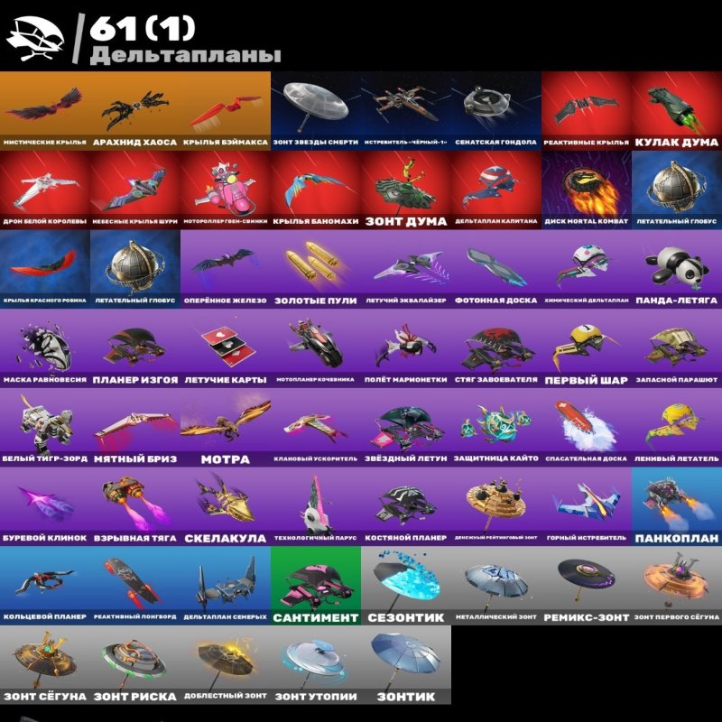 Найкращий акаунт з безліччю скінів та спогадів