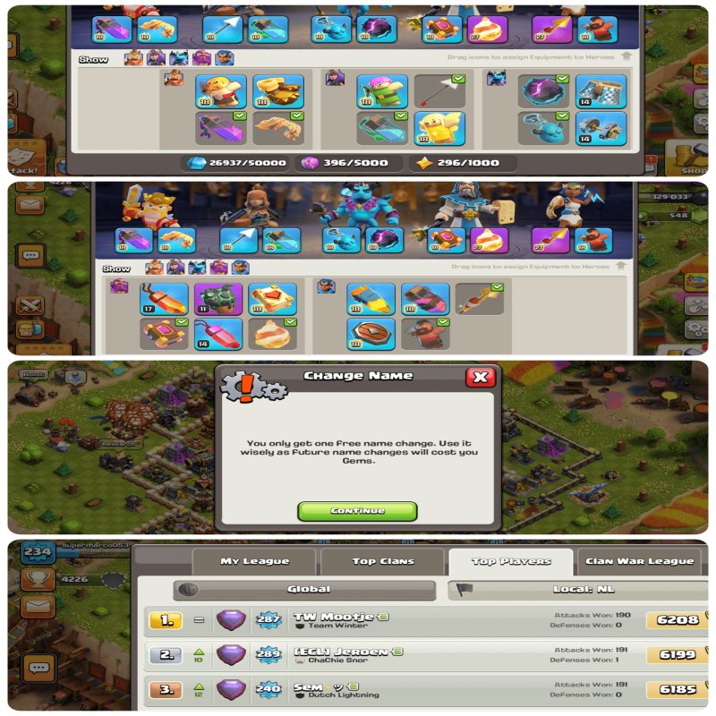 🏰 Clash of Clans акаунт | Ратуша 17 рівня | Рівень 234