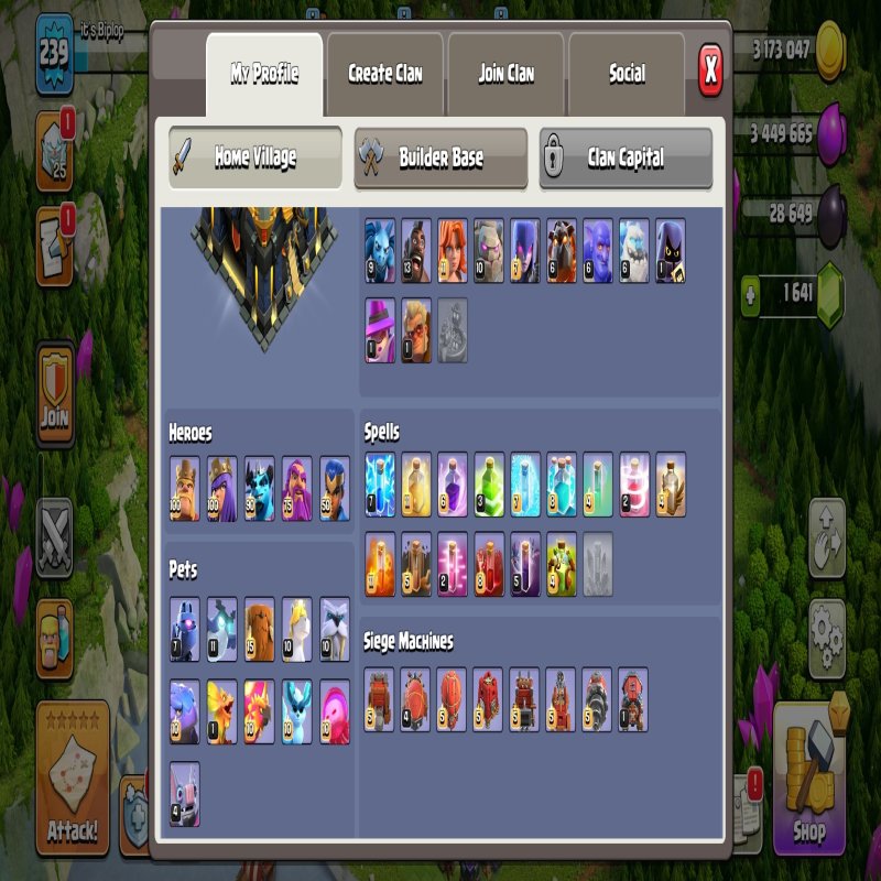 🏰 Clash of Clans акаунт | Ратуша 17 рівня | Рівень 100