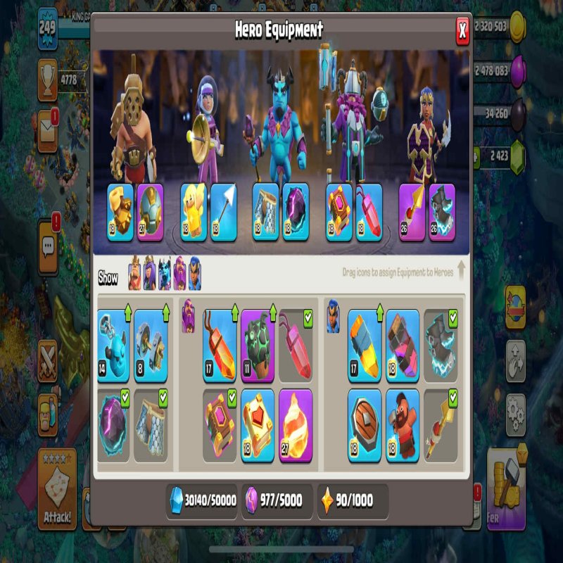 🏰 Clash of Clans акаунт | 17 ратуша | Рівень 100