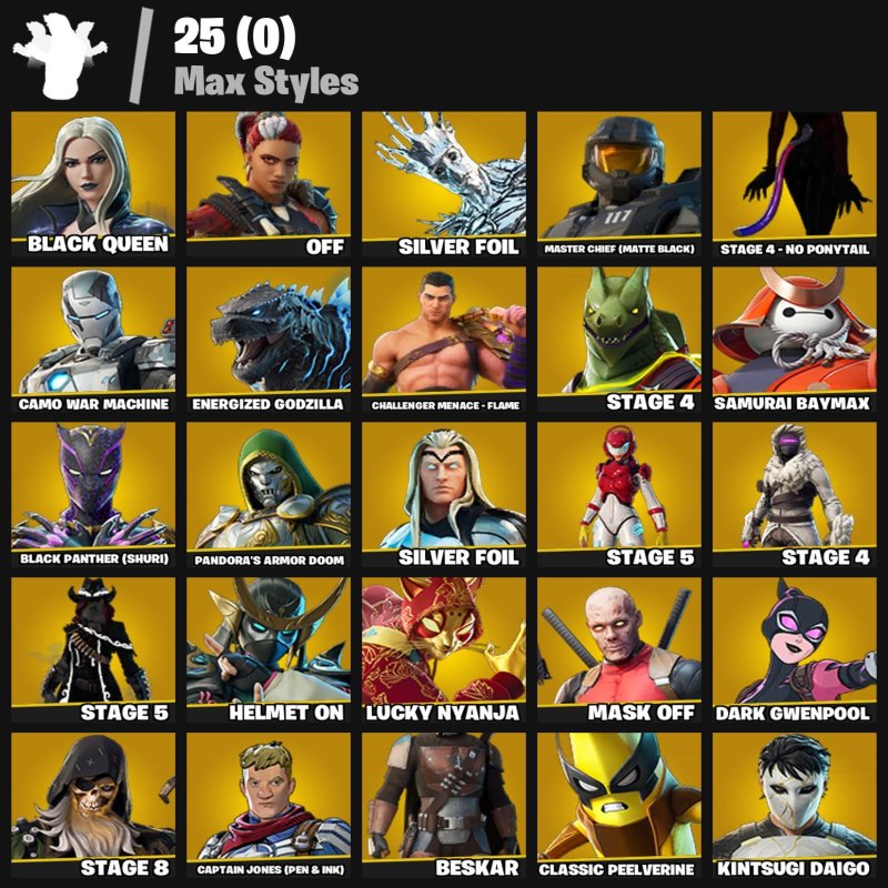 🎨 117 skins | 🌟 Fortnite account