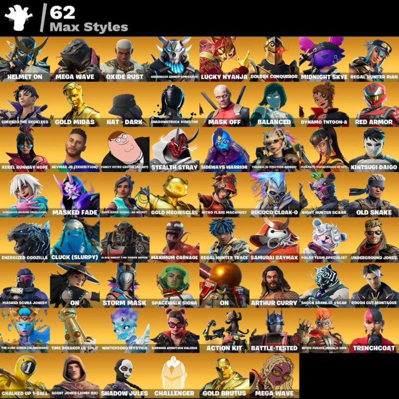 🎨 186 скінів | 🌟 Fortnite акаунт