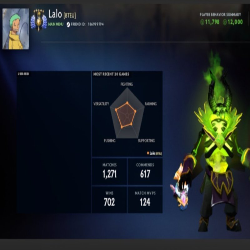 🏅 MMR 5361 | 🕒 1271 годин | 🛡 11798