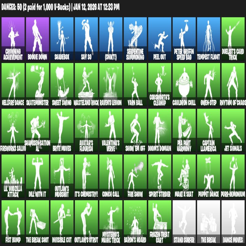 🎨 54 скіна | 🌟 Fortnite акаунт