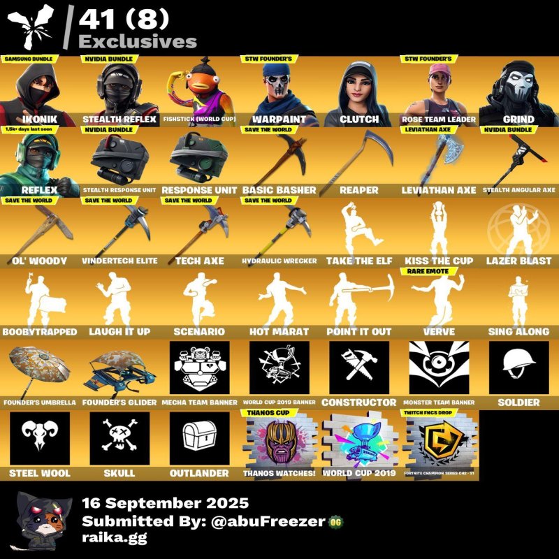 🎨 125 skins | 🌟 Fortnite account