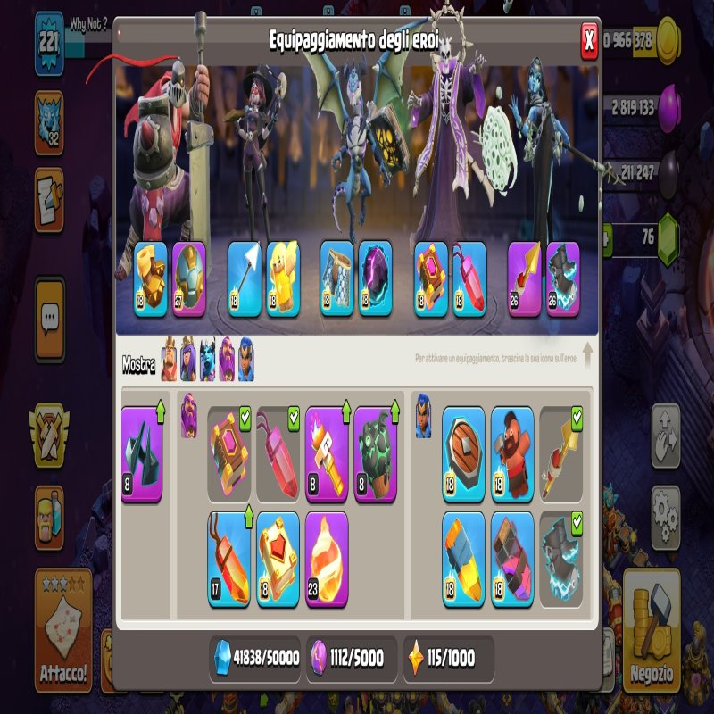 🏰 Clash of Clans акаунт | Ратуша 17 рівня | Рівень 50