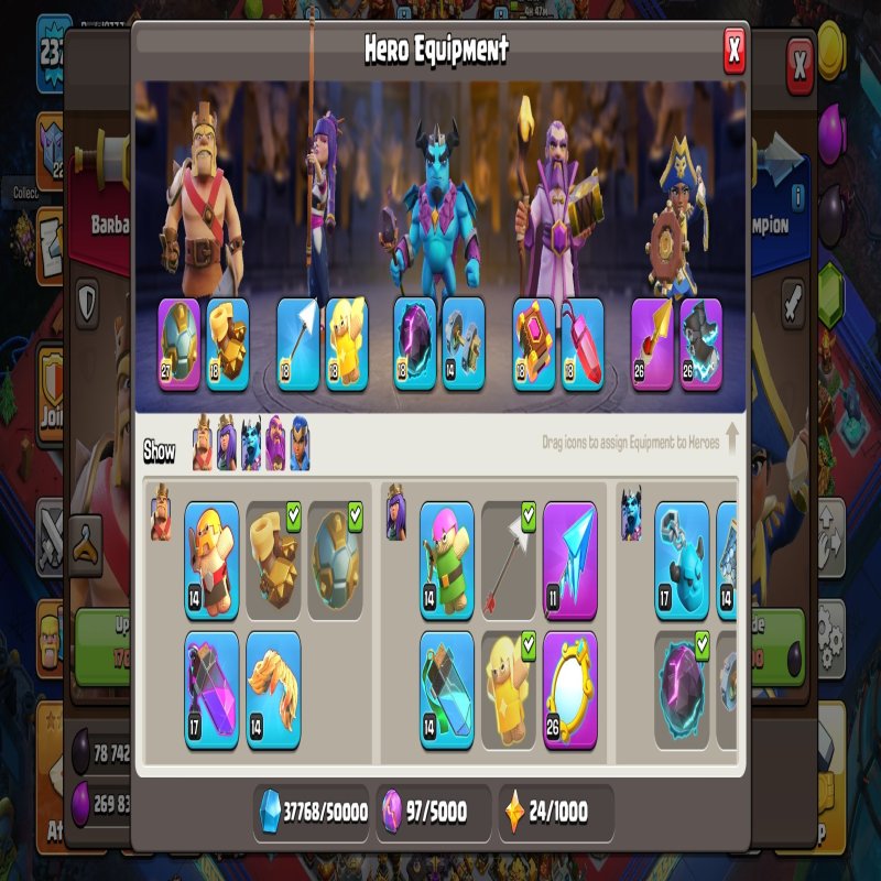 🏰 Clash of Clans акаунт | Ратуша 16 | Рівень 50