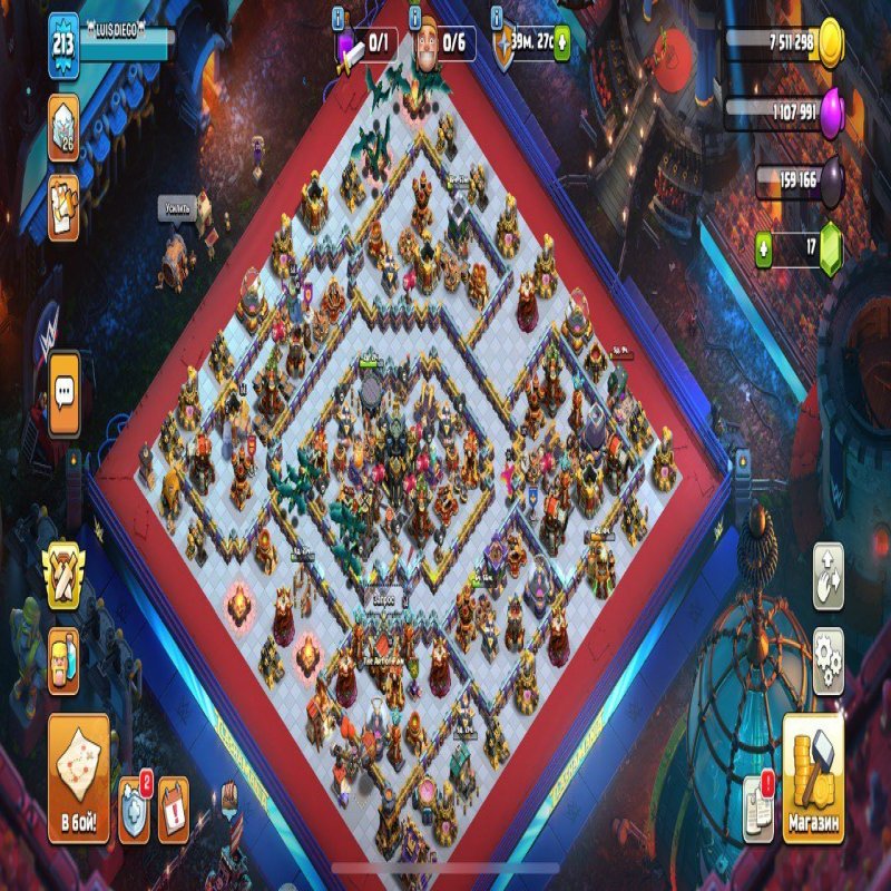 🏰 Clash of Clans акаунт | 17 ратуша | 213 рівень