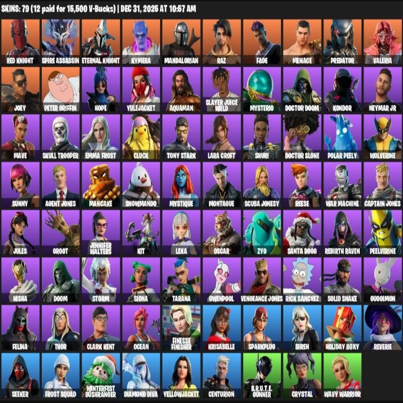 🎨 90 skins | 🌟 Fortnite account