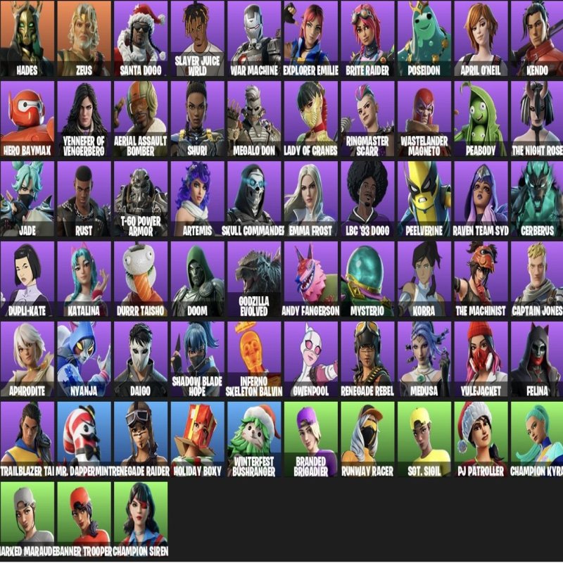 🎨 63 скінів | 🌟 Fortnite акаунт