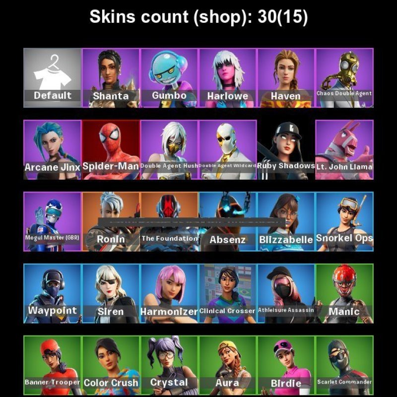 🎨 40 скінів | 🌟 Fortnite акаунт