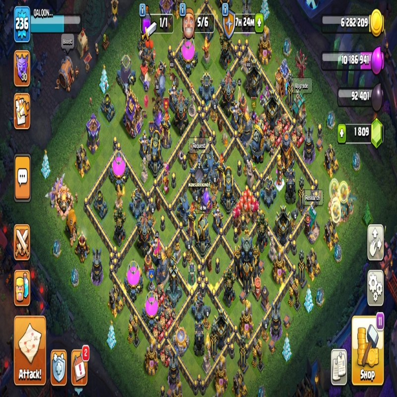 🏰 Clash of Clans акаунт | Ратуша 17 рівня | Рівень 236