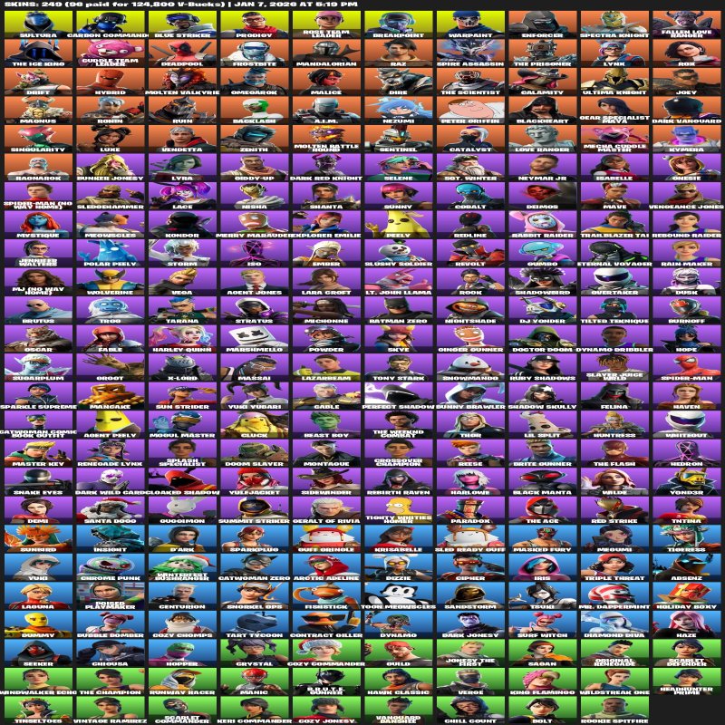 🎮 250 скінів | 🌟 Fortnite акаунт