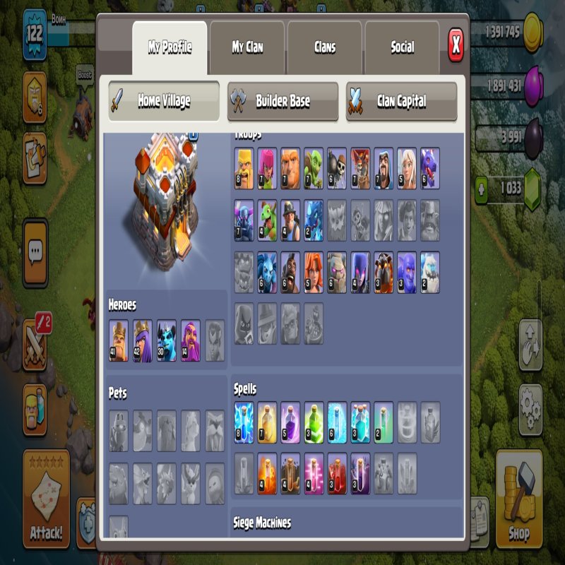 🏰 Clash of Clans акаунт | 11 ратуша | Рівень 11