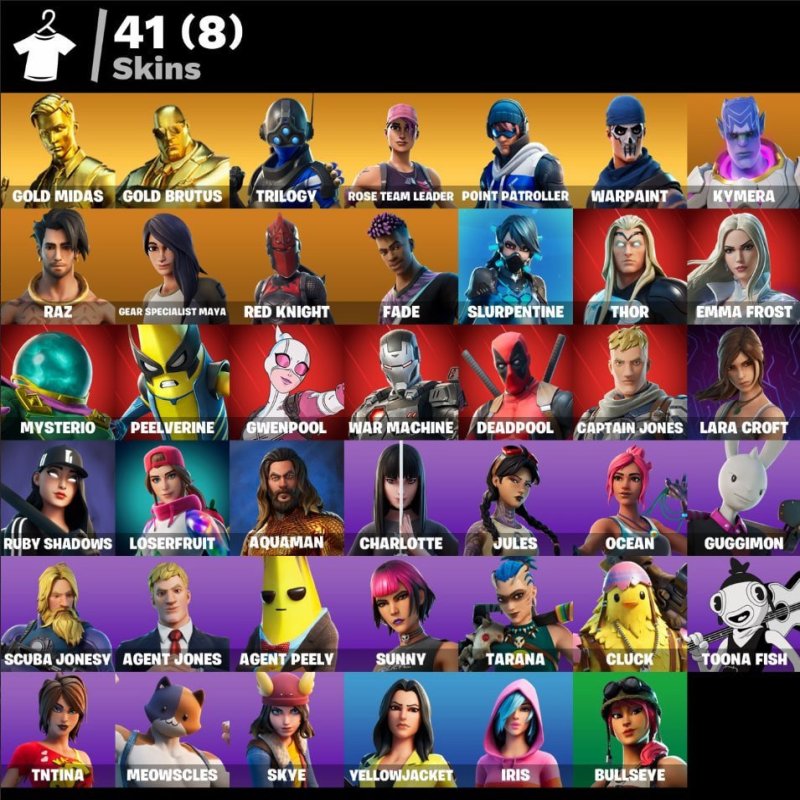 🎨 41 skins | 🌟 Fortnite account