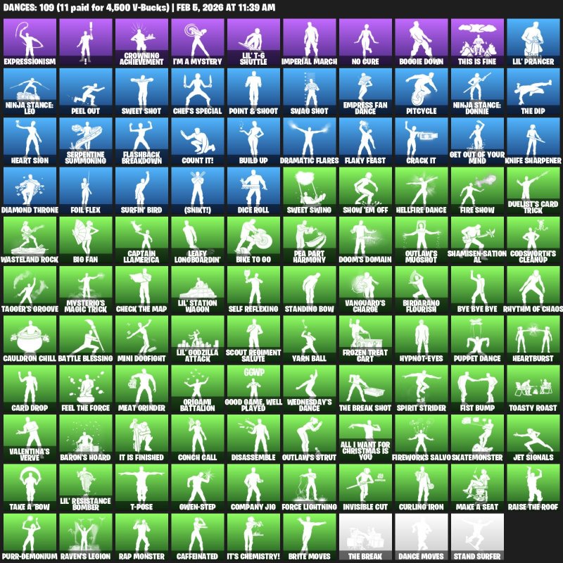 🎨 101 skins | 🌟 Fortnite account